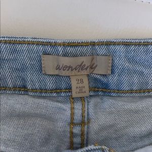 Brand : Wonderly. Size : 28. Color : Light blue. Fabric : denim